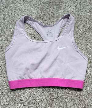 Nike Dri-Fit Swoosh Medium Support Non-Padded Racerback Sports Bra